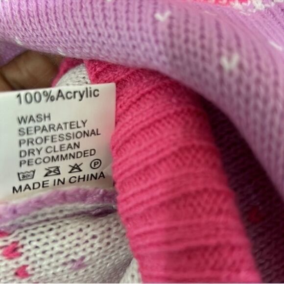 Hulu Multi colored Pink and White Sweater (Size XXL) - Picture 7 of 7